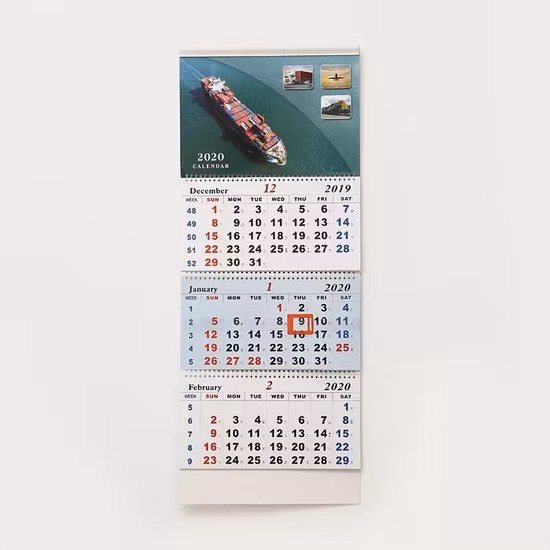 Calendario lenticolare 3D della fabbrica cinese Calendario da parete Guangdong per appendere a parete